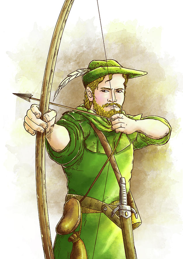 Robin Hood the Legend #2 Painting by Reynold Jay