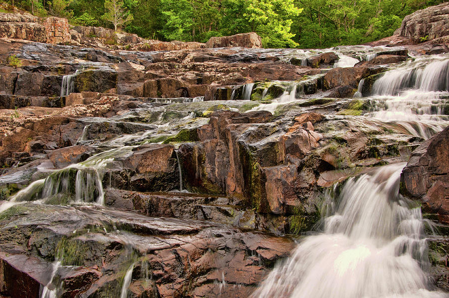 Rocky Falls #2 Photograph by Steve Stuller