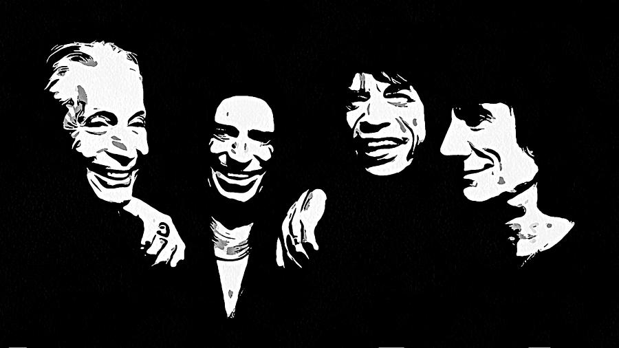 Rolling Stones Painting