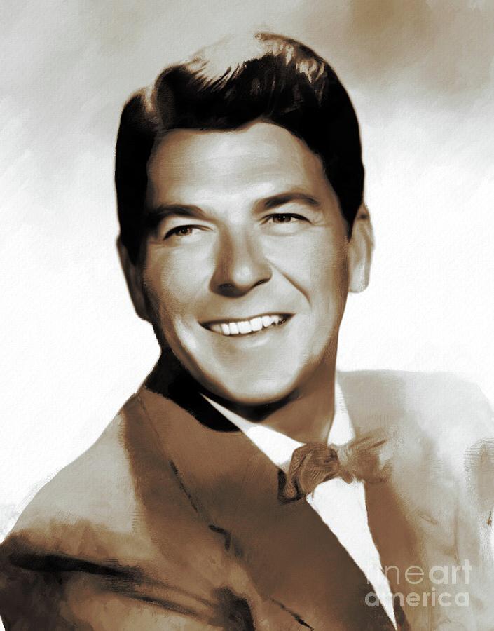 Ronald Reagan, Actor, President Painting