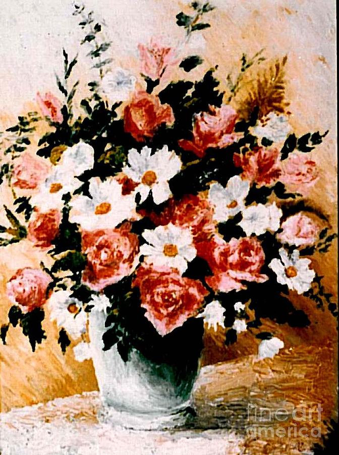 Roses #2 Painting by Sorin Apostolescu
