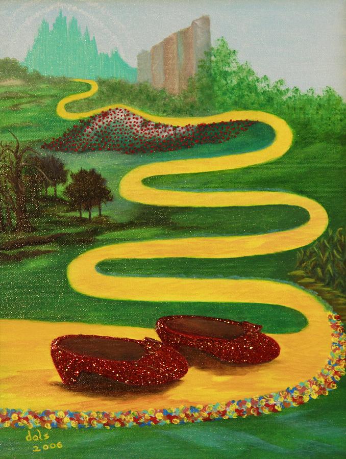 Ruby Slippers Painting by Douglas Ann Slusher