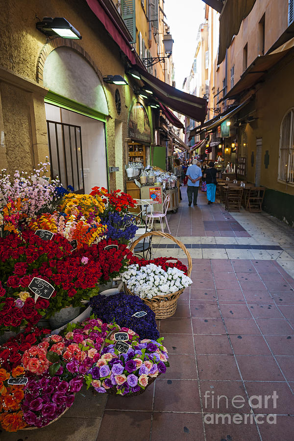 Rue Pairoliere in Nice 1 Photograph by Elena Elisseeva
