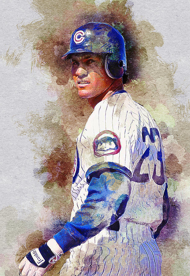 Ryne Sandberg Digital Art by Nadezhda Zhuravleva