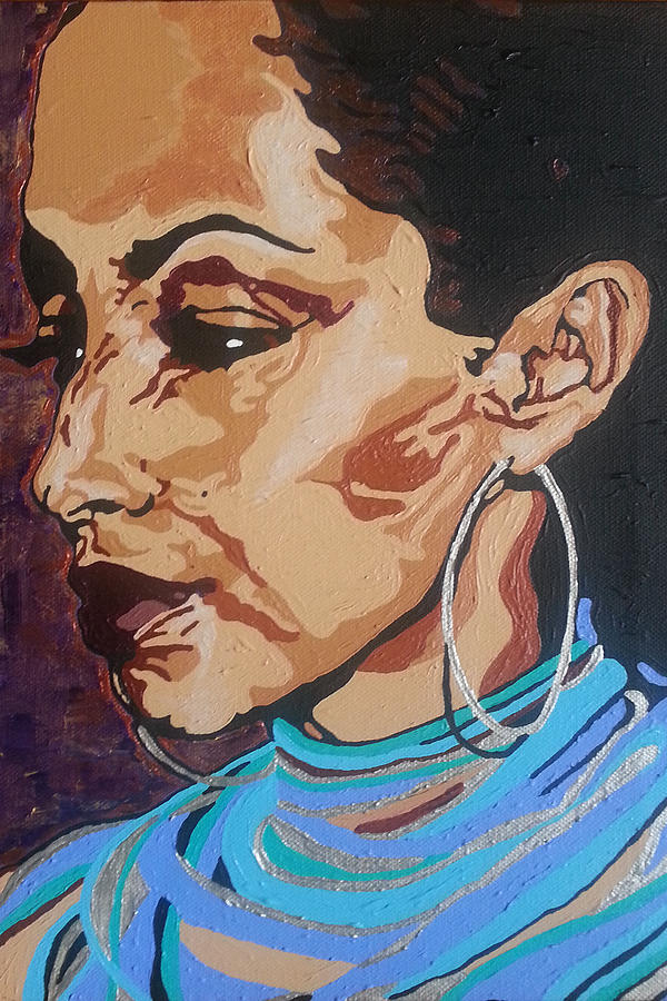 Sade Adu Painting by Rachel Natalie Rawlins Sade Adu Painting by Rachel Natalie Rawlins