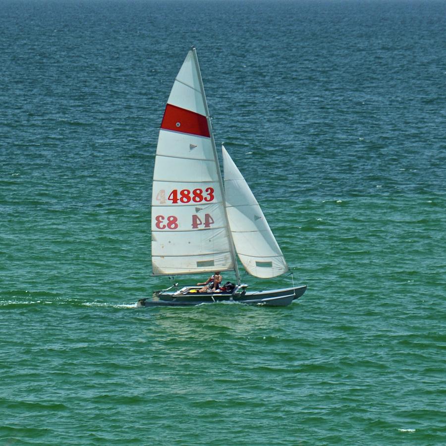 Sailing Away #2 Photograph by Carol Bradley