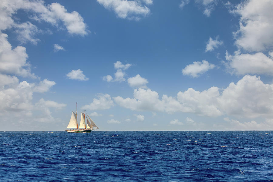 Sailing in the Caribbean #2 Photograph by Alexey Stiop