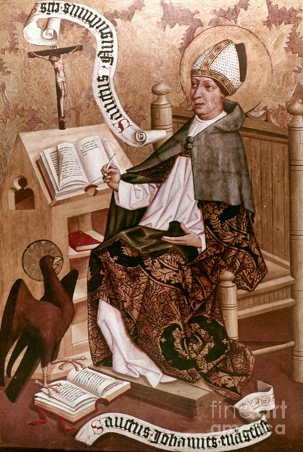 Saint Augustine (354-430) #2 Painting by Granger