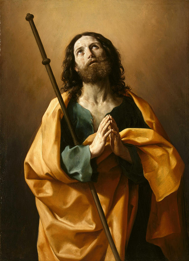 Guido Reni Painting - Saint James the Greater #2 by Celestial Images