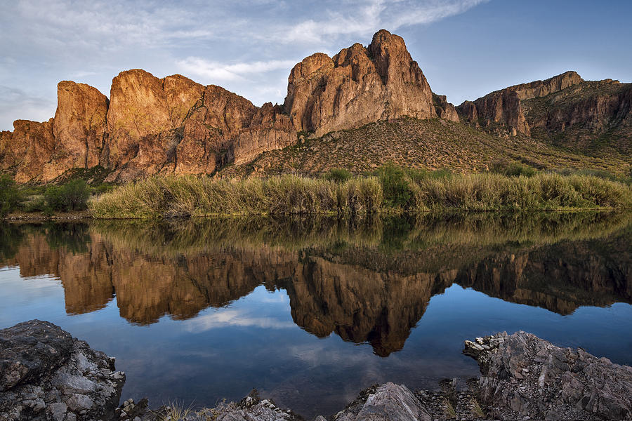Salt River Reflections #2 Photograph by Dave Dilli