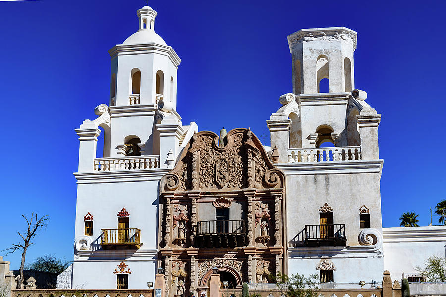 San Xavier Mission - Tucson Arizona Photograph By Jon Berghoff - Fine ...