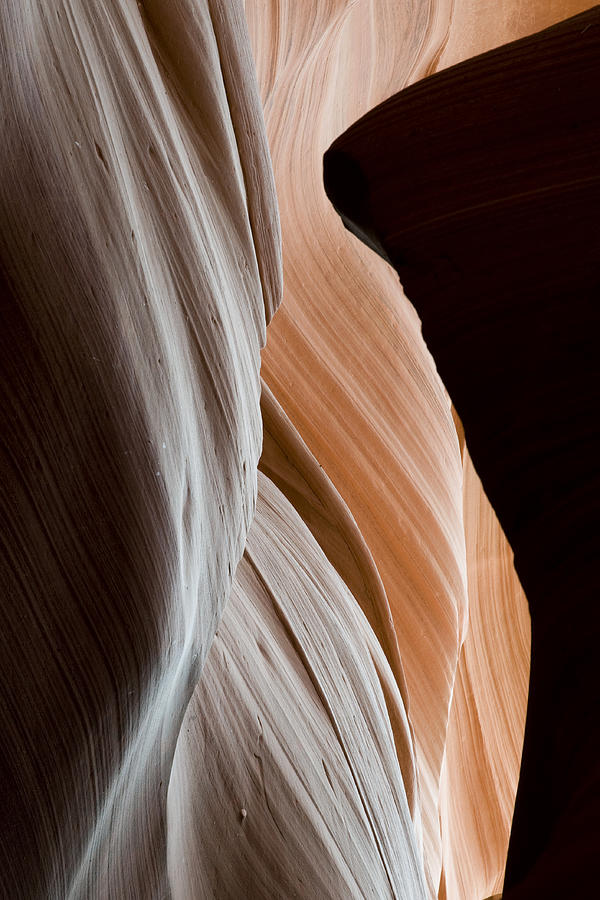 Antelope Canyon Photograph - Sandstone Abstract #2 by Mike Irwin