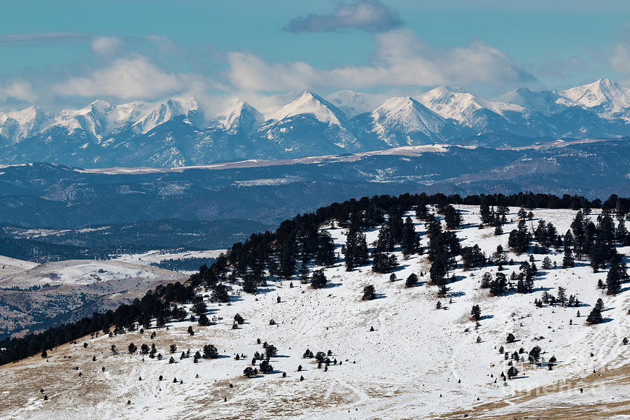 Sangre de Cristo Mountains in Winter #2 Photograph by Steven Krull