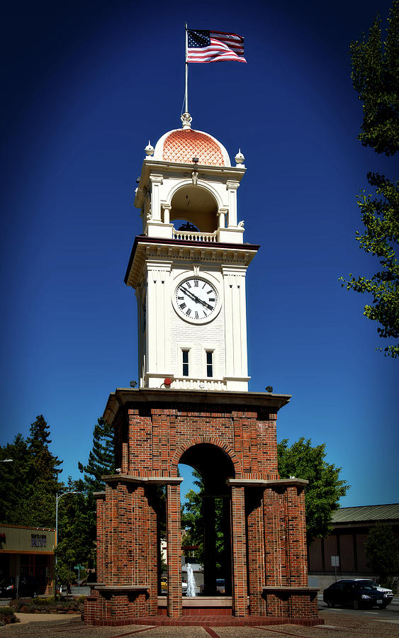 Santa Cruz Clocktower Photograph by Mountain Dreams - Fine Art America