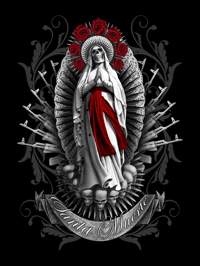 Santa Muerte Digital Art by Syvorov Ilia | Fine Art America