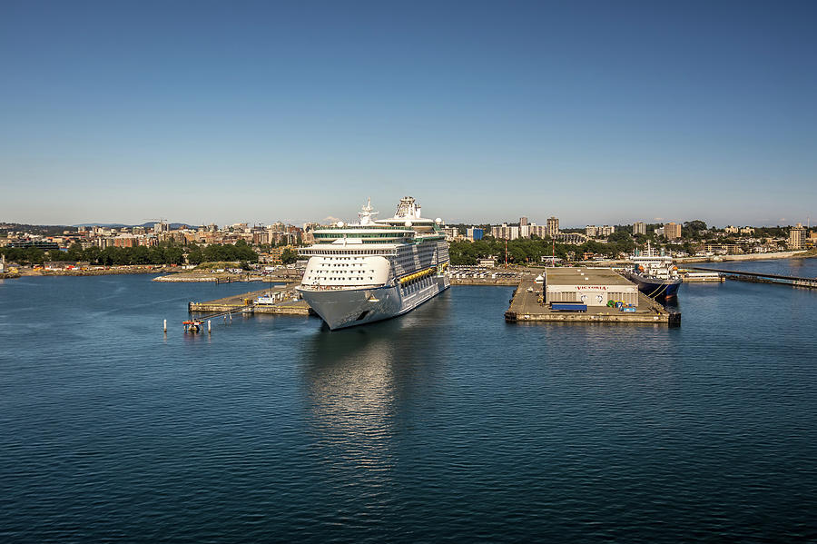 Scenes around Ogden Point cruise ship terminal in Victoria BC.Ca #2 Photograph by Alex Grichenko