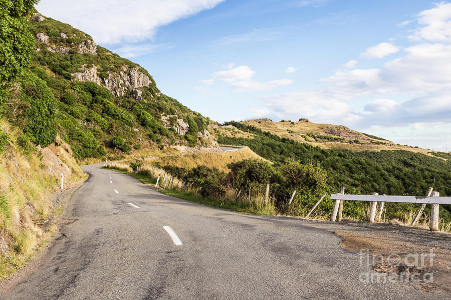 Scenic drive, the summit road, near Akaroa in the Banks peninsul #2 Photograph by Didier Marti
