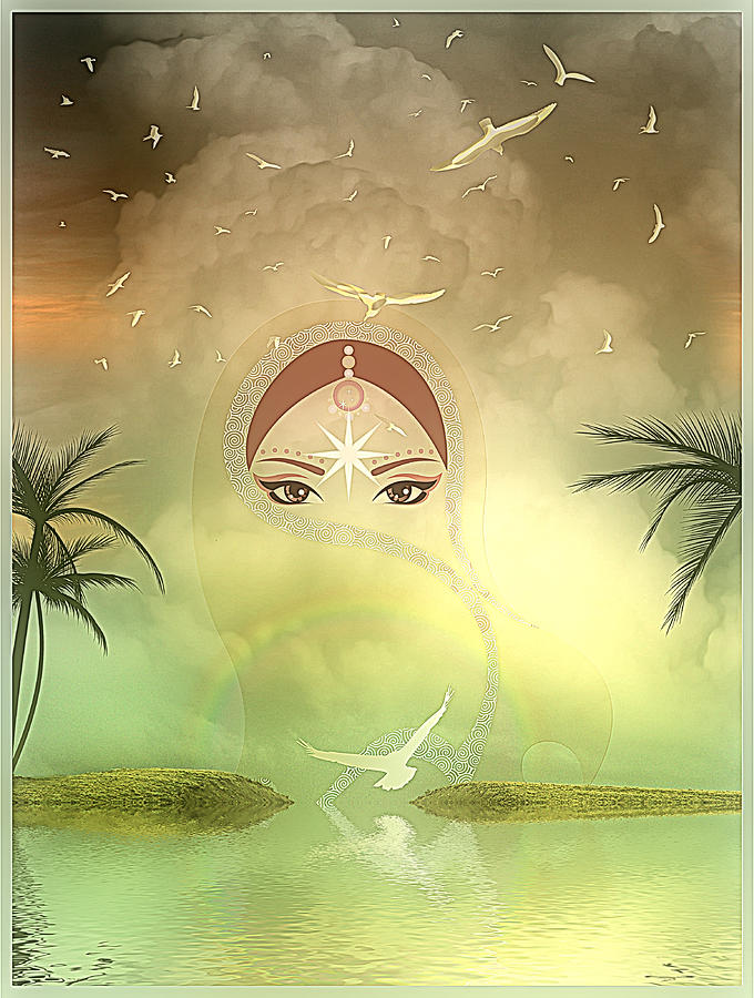 Fatima #3 Digital Art by Harald Dastis