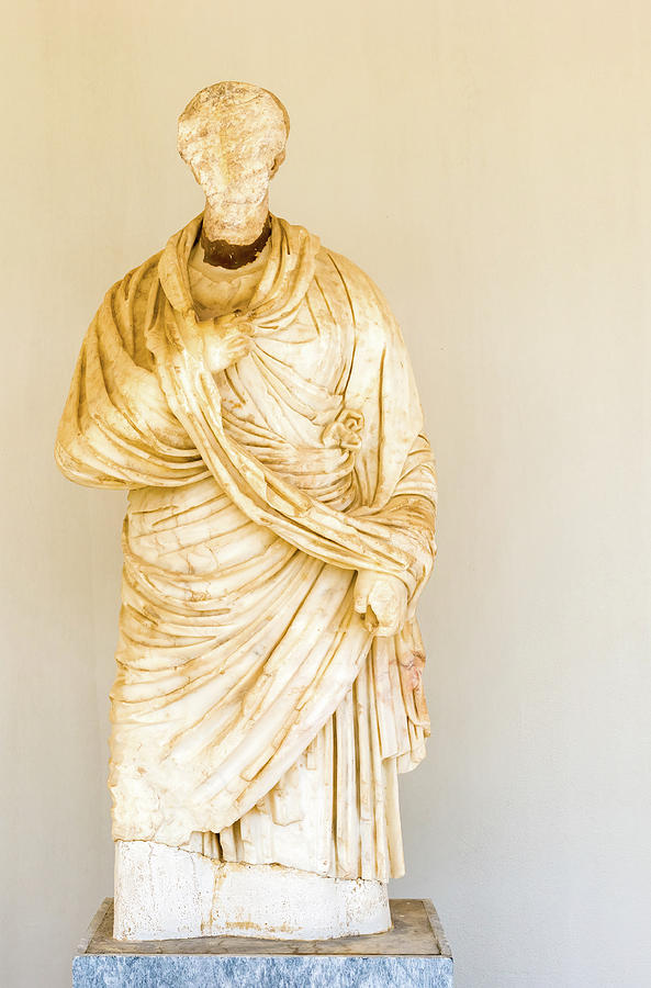 Sculpture in Olympia, Greece. #2 Photograph by Marek Poplawski