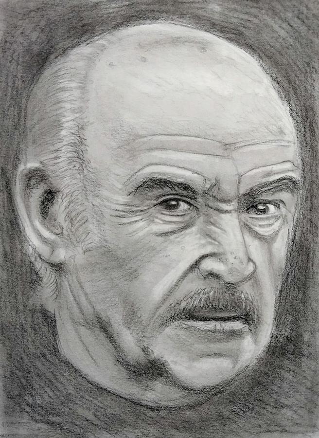 Sean Connery Drawing by Paul Blackmore - Fine Art America