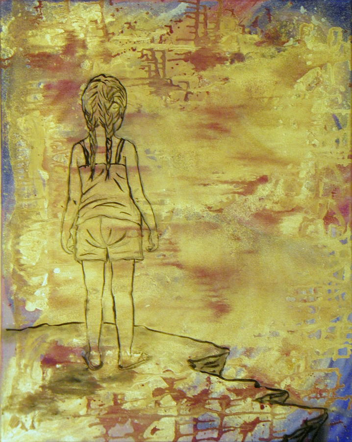 Search #1 Painting by Ida Eriksen