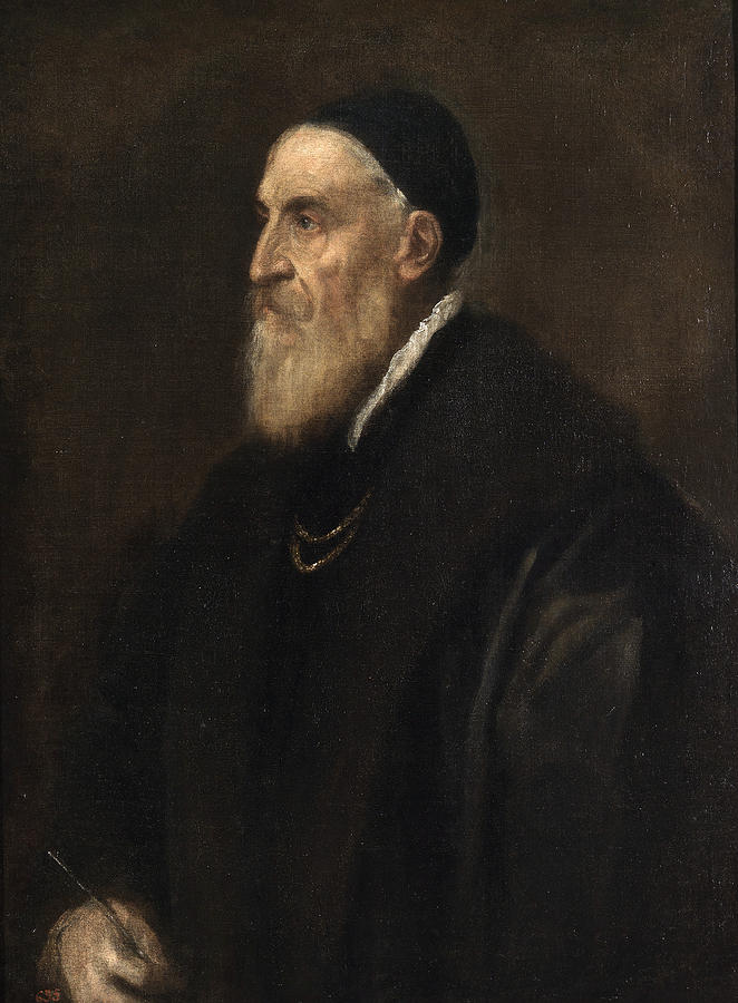 Self Portrait #2 Painting by Titian