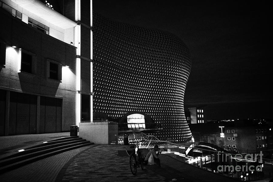 Architecture Photograph - Selfridges Building At Night Birmingham Bullring England Uk #2 by Joe Fox