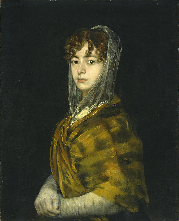 Senora Sabasa Garcia #3 Painting by Francisco Goya