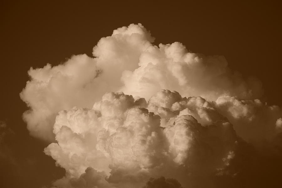 Sepia Clouds #2 Photograph by Rob Hans