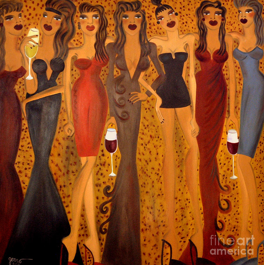 Seven Sisters of Pleiades Painting by Helen Gerro Seven Sisters of Pleiades Painting by Helen Gerro