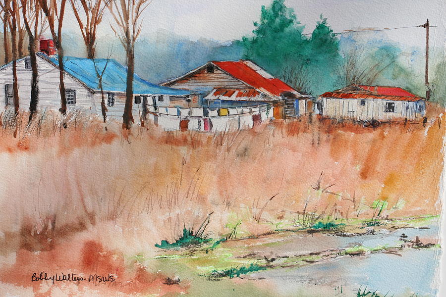 Shacks #2 Painting by Bobby Walters