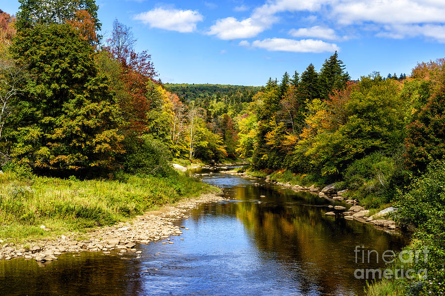 Fall Photograph - Shavers Fork of Cheat River #2 by Thomas R Fletcher