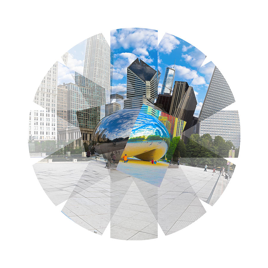 Chicago Digital Art - The Bean by Shawn Cagle