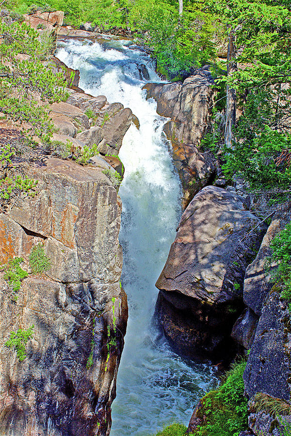Shell Falls in Big Horn National Forest, Wyoming  #2 Photograph by Ruth Hager