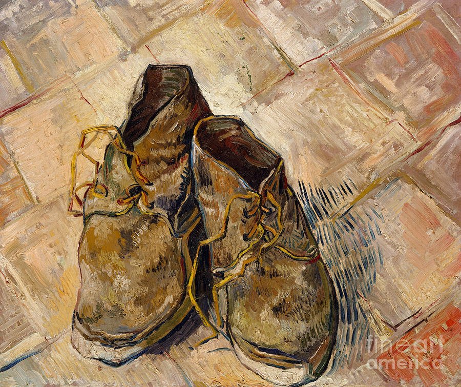 Shoes, 1888 Painting by Vincent Van Gogh