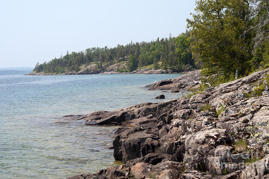 Shore Of Isle Royale #2 Photograph by Ted Kinsman