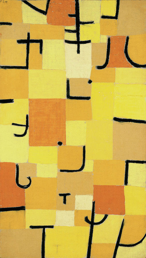 Paul Klee Painting - Signs In Yellow #2 by Paul Klee