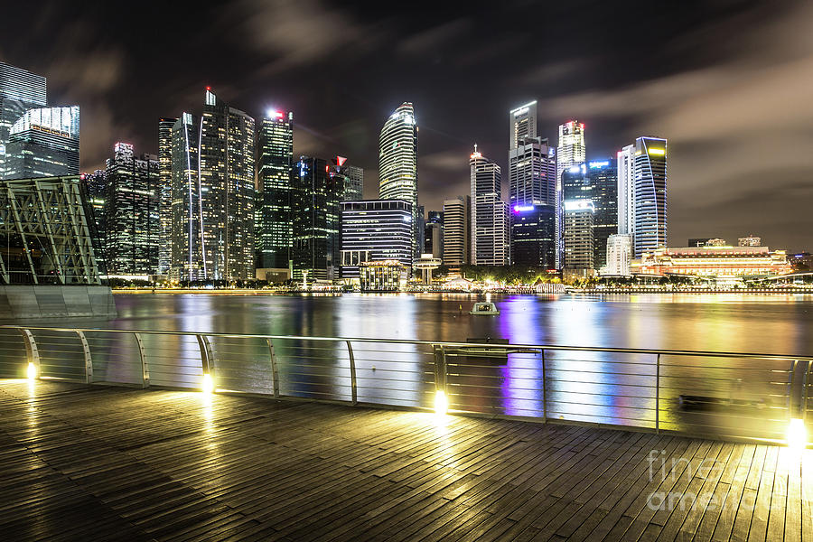 Singapore waterfront #2 Photograph by Didier Marti