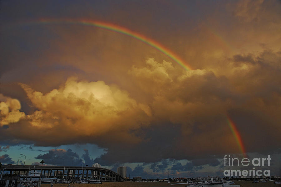 2- Singer Island Stormbow Photograph by Rainbows
