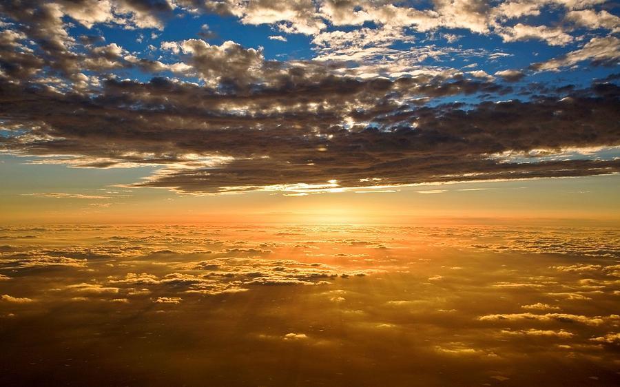 Sunset Digital Art - Sky #2 by Maye Loeser