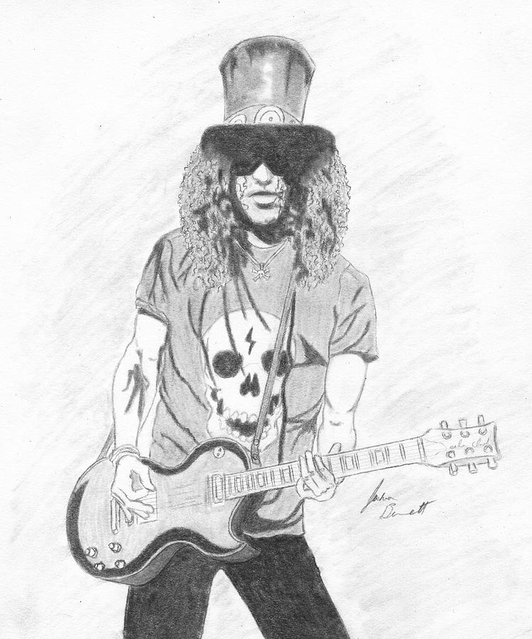 Slash Drawing by Josh Bennett