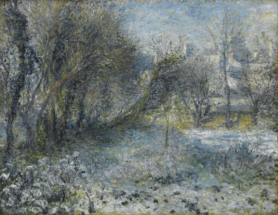 Snow-covered Landscape #4 Painting by Pierre-Auguste Renoir
