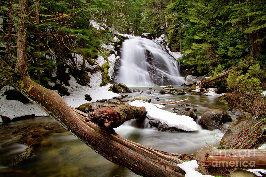 Snow Creek Falls #2 Photograph by Idaho Scenic Images Linda Lantzy