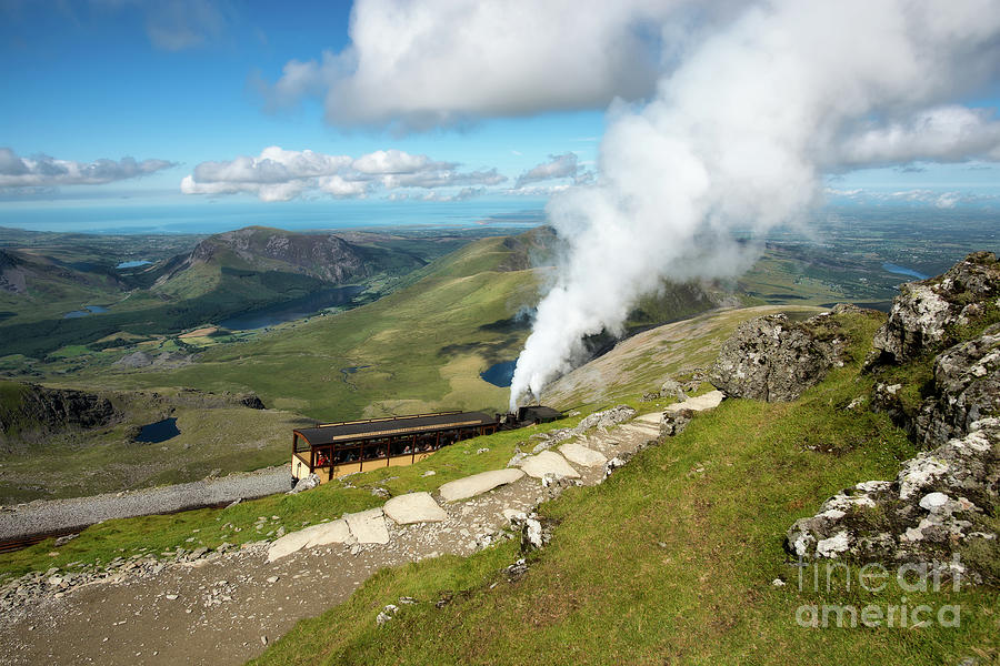 Snowdonia National Park Photograph - Snowdon Mountain Railway #1 by Adrian Evans