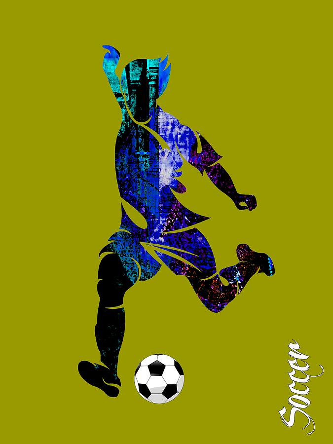 Soccer Collection #2 Mixed Media by Marvin Blaine