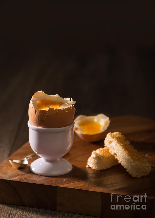 Bread Photograph - Soft Boiled Egg #2 by Amanda Elwell