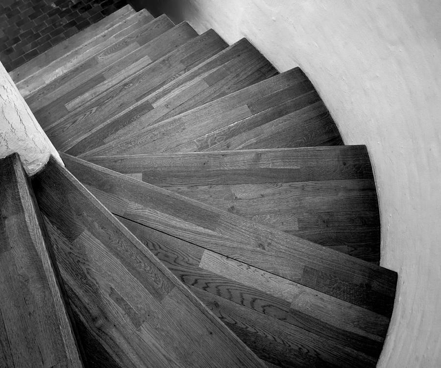 Spiral staircase #2 Photograph by Elmer Jensen