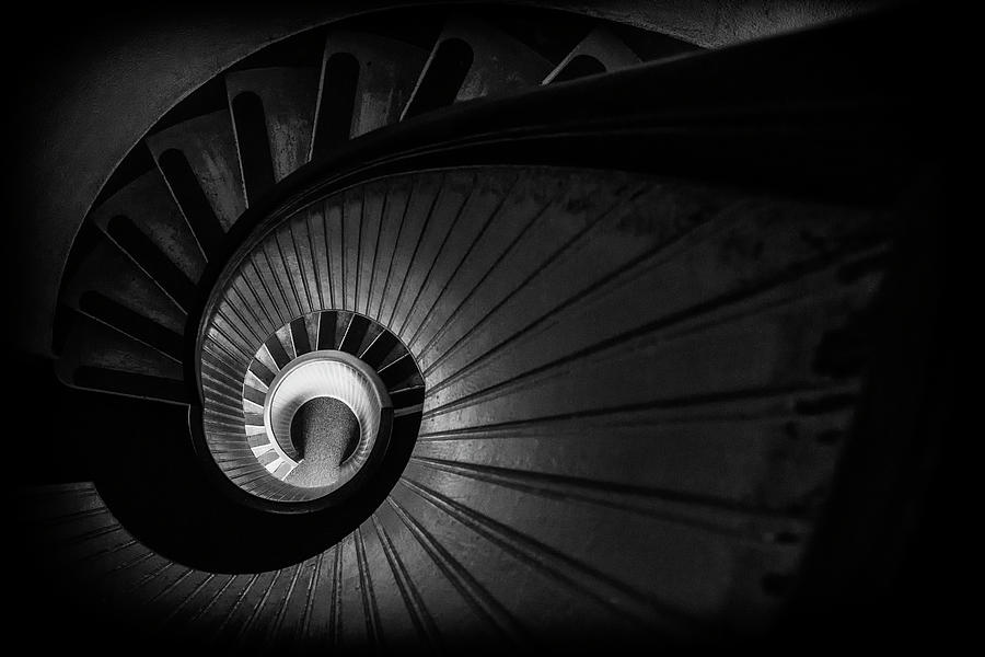 Spiraling Downward #2 Photograph by Guy Shultz