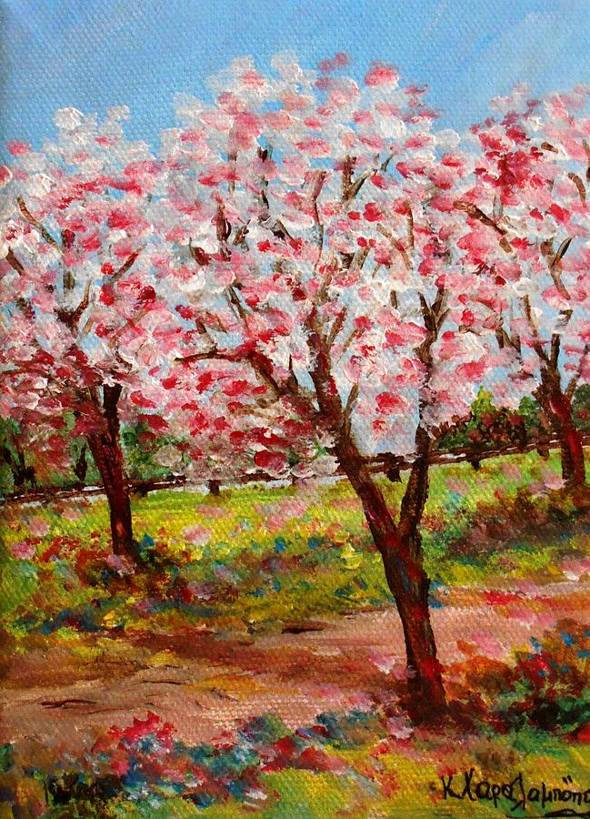 Tree Painting - Spring Beauty  by Konstantinos Charalampopoulos