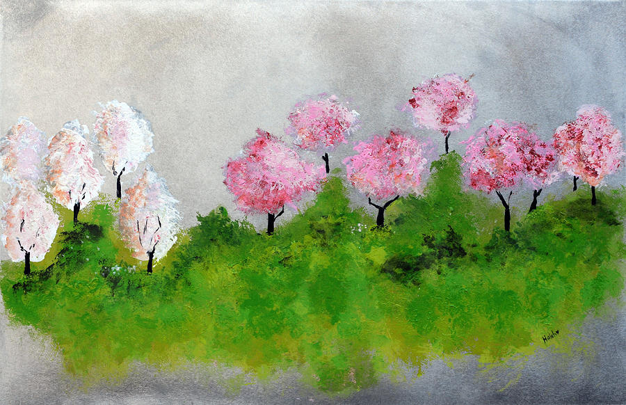 Spring Painting by Haleh Mahbod